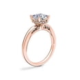 thumbnail image 4 of 1.15 Carat Excellent Princess Cut Real Diamond New Design Solitaire Ring for Wedding Solid 18K Rose Gold Size 11, 4 of 8