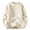 White, variant on Leidass Mens Cable Knit Crewneck Sweater Long Sleeve Pullover Ribbed Cuffs Hem Regular Fit Fall Winter Casual Knitwear Black L