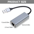 thumbnail image 4 of WINDLAND Ethernet Adapter USB 3.0/ Type C to Gigabit Ethernet RJ45 Lan Converter 1000mbps, 4 of 8