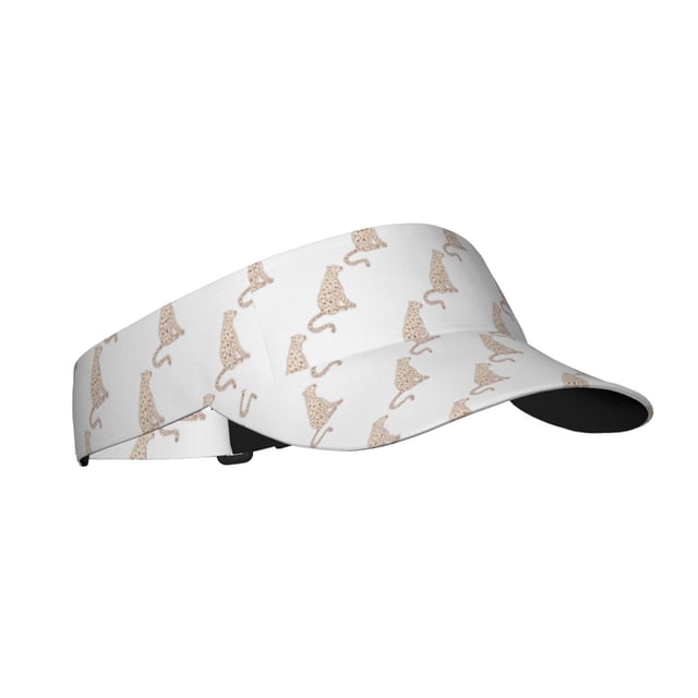 Balery Leopard Print Gorra deportiva con visera ajustable para mujer y hombre (talla única)