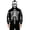 A-Black2798, variant on XIAOCHA Mens Oversized Halloween Hoodie Zipper‑Face Hood Ornate Swirl Mask Inner Graphic Hoodies Sweatshirt, Black, Sizes L