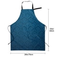 thumbnail image 2 of Kdxio Dark Blue Apron with Pockets Adjustable Kitchen Aprons for Men Women Waterproof Aprons for Cooking,Drawing,Crafting, Baking Household Cleaning, 2 of 5