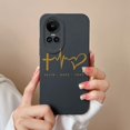 thumbnail image 1 of Cases For Oppo Reno 10 Pro 5G Heart Butterfly Full Protection Soft Liquid Silicone Black Phone Cover For Oppo Reno10Pro Funda TYB251 OPPO Reno 10, 1 of 6