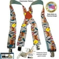 thumbnail image 4 of Holdup Brand 2" Wide Tradesman Work Suspenders in Electrician Pattern X-back with Patented No-slip Clips, 4 of 4