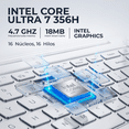 thumbnail image 3 of Laptop ExpertBook Ultra B9 AI PC Intel Core Ultra 7 356H NPU Motor de IA Dedicado 50 TOPS 32GB LPDDR5X 1TB SSD Pantalla Touch 14" Tandem OLED 120Hz WQXGA+ Teclado Español W11P Copilot+ PC, 3 of 6