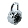 thumbnail image 3 of (3 pack) Preset Combination Dial Steel Padlock, 2 in. Black Dial Generic, 3 of 4