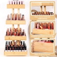 thumbnail image 4 of Liasun 5 en 1 Exquisitos pinceles de maquillaje multifunción Diseño de combinación divertida - Brocha para rubor Brocha para sombra de ojos Brocha para cejas en ángulo Brocha para mezclar para mujeres, 4 of 5