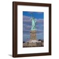thumbnail image 1 of Statue Of Liberty with city in the background, Manhattan, New York City, New York State, USA, Scenic Framed Art Print Wall Art Sold by Art.Com, 1 of 5