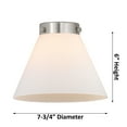 thumbnail image 4 of Innovations Lighting 201C Large Cone Large Cone 8" Wide Mini Pendant - White, 4 of 6