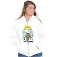 thumbnail image 3 of Cool Dennis The Menace Stay Chill Unisex Plus Size Zip Hoodie Brisco Brands 3X, 3 of 5