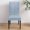 Blue, variant on Periwinkle Blue Striped Dining Chair Covers Set of 1, Coastal Grandma French Rustic Linen Texture Chair Covers for Dining Room Removable Seat Protectors Slipcovers for Home Party Wedding Banquet