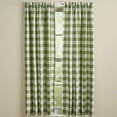 thumbnail image 2 of Park Designs Sage Buffalo Check Panels 72''X63'', 2 of 6