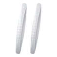 thumbnail image 4 of 2 Pieces Car Bumper Protector Strips Car Front Rear Corner Bumper Guard Lips White, 4 of 7