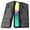Black, variant on For OPPO Realme 7i PC + TPU Shockproof Protective Case with Invisible Holder