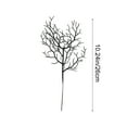 thumbnail image 3 of YIMWNYI Artificial Black Dead Branches for Halloween Home Decoration, 10 Piece Set, Plastic Decor, Festive Party Ornaments, Indoor Outdoor Wreath Accessories, Realistic Simulated Plants, 3 of 7