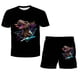 thumbnail image 1 of Conjuntos de ropa de dominio del mundo Jurásico para niña pequeña, camisetas, pantalones, traje para niños, traje de verano de manga corta, disfraz para bebés y niños 6T Gao Jinjia LED, 1 of 2
