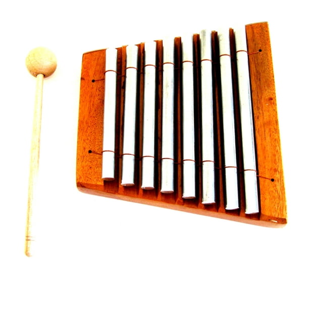 Meditation Chime Energy Chime Wood Percussion Chakra Chime, 8 Bars