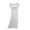 Gray, variant on Cotton Nightgowns For Women Soft Breathable Summer Sleep Dress Short Sleeve Long-Length Comfy Plus Size Casual Homewear Moisture-Wicking Anti-Static