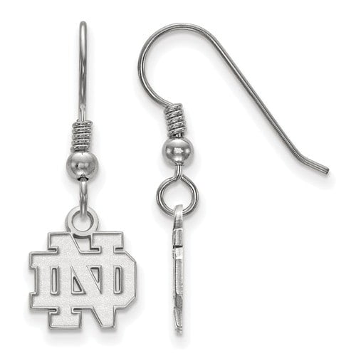 Women's Notre Dame Fighting Irish Sterling Silver XS Dangle Earrings