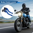 thumbnail image 2 of Palancas de freno y embrague cortas únicas para Kawasaki Z1000SX/NINJA 1000/Tourer 2011-2016, palanca de freno ajustable en 6 posiciones, aleación de aluminio azul, 2 of 7