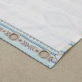 thumbnail image 3 of Barefoot Bungalow Phoenix Southwestern Boho Grommet-Top Curtain Panels, Set of 2, Turquoise, 3 of 7