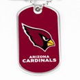 thumbnail image 1 of NFL Arizona Cardinals Sports Team Logo Dog Tag Necklace Charm Chain, 1 of 1