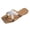 Beige, variant on Flat Sandals for Women Square Toe Flip Flops Star Shaped Pearl Summer Casual Dressy Slip on Beach Shoes Slides Silver Size 8.5