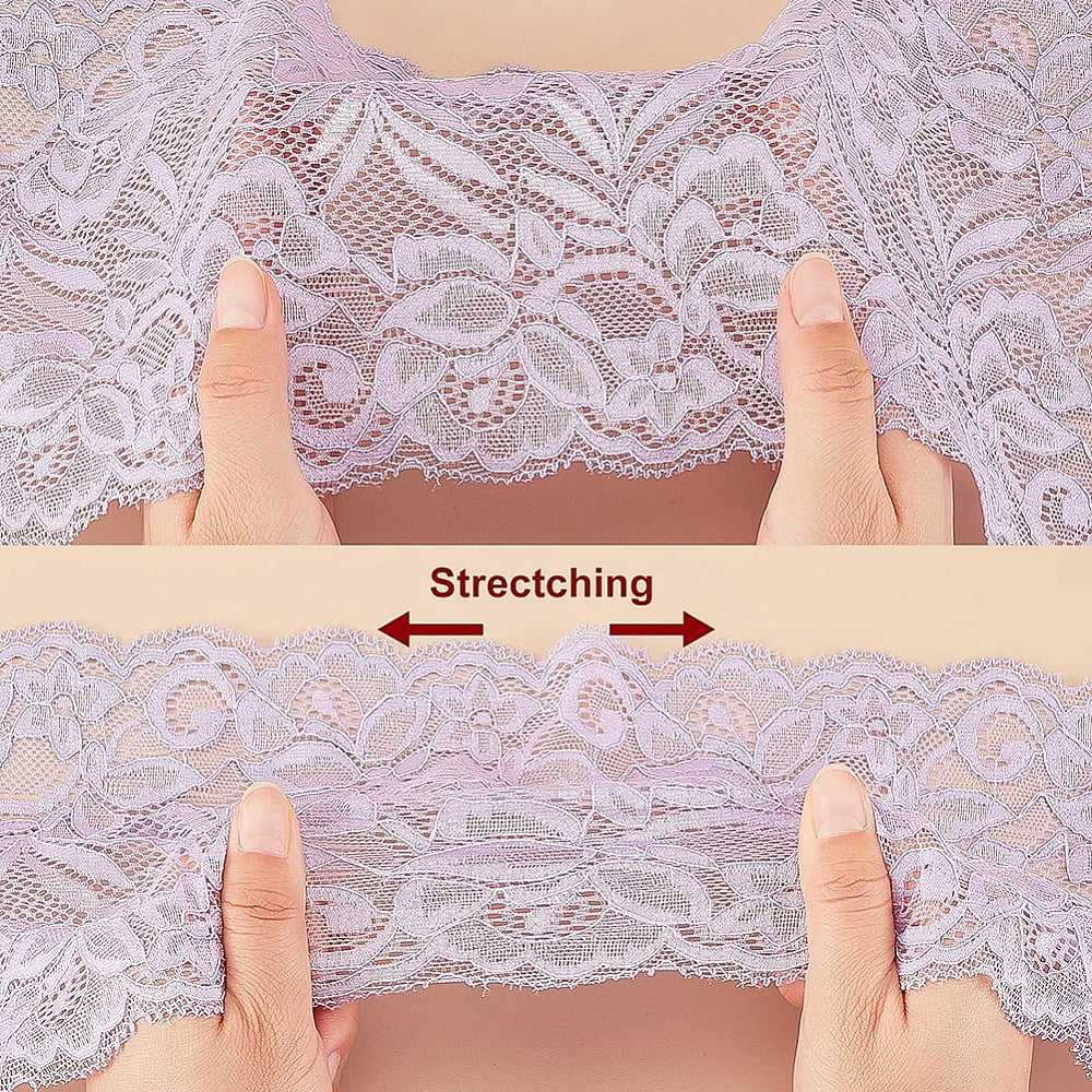 22colors Lace Trim Polyester Ribbon for Jewelry Making Mixed color 5-7/8 inch(150mm) wide 1yards/color 22 colors/set