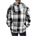 thumbnail image 3 of Dovford Mens Flannel Shirts Long Sleeve Flannel Shirt for Men Casual Button Down Brushed 100% Cotton Shirt, 3 of 4