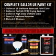 thumbnail image 2 of Gasser Green Metallic Gallon Kit URETHANE BASECOAT Car Auto Paint FAST Kit, 2 of 6