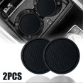 thumbnail image 3 of 2/4pcs Car Auto Cup Holder Anti Slip Insert Coasters Pads Universal Car Interior Accessories Car Cup Holders Black For Car Home, 3 of 5