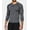 Carbon Heather, variant on Men's Hg Long Sleeve Compression Shirt, Red \ Steel,SMALL - US