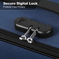 thumbnail image 5 of 20 inch Softside Carry On Suitcase Travel Luggage Bag with Spinner Wheels Lock , Blue, 5 of 5