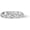 narrowsilverzircon, variant on CHOK Luxury Designer 18K Gold Plating Crush Ring Surface Width Narrow 3.5mm Medium 7mm Wide 11mm Lozenge Pattern Cross Ring for Women Men Classic Simple