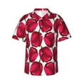 thumbnail image 2 of Goofa Tulips Flowers Hawaiian Shirt for Men, Unisex Summer Beach Casual Short Sleeve Button Down Shirts,Aloha Tropical Floral print shirt-X-Large, 2 of 9