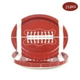 thumbnail image 2 of 50 Pcs Football Paper Plates and Napkins,Football Theme Party Supplies Superbowl Decorations, 2 of 8
