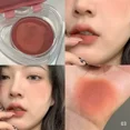 thumbnail image 3 of Multi-purpose Silky Smooth Lip Cream Lasting Non-stick Cup Red Lip Tint Cheek Contour Blusher Cream Heart Shape Matte Lipstick, 3 of 4