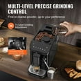 thumbnail image 3 of Automatic Espresso Machine 20 Bar with Built-in Grinder, 15 Grinding Levels, Milk Frother Steam Wand, Touch Screen, Self-Cleaning Coffee Maker for Home, Office, and Barista-Quality Espresso, 3 of 10