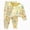 H474-Yellow, variant on TOWED22 Baby Boy Girl Pajama Set 2Pcs Long Sleeve Print Top and Pants Cotton Pjs Soft Sleepwear Jammies Fall Winter 3 6 9 12 18 24 Months 2 3 4 5 6 7 8 9 Years(Yellow,3-4 Y)
