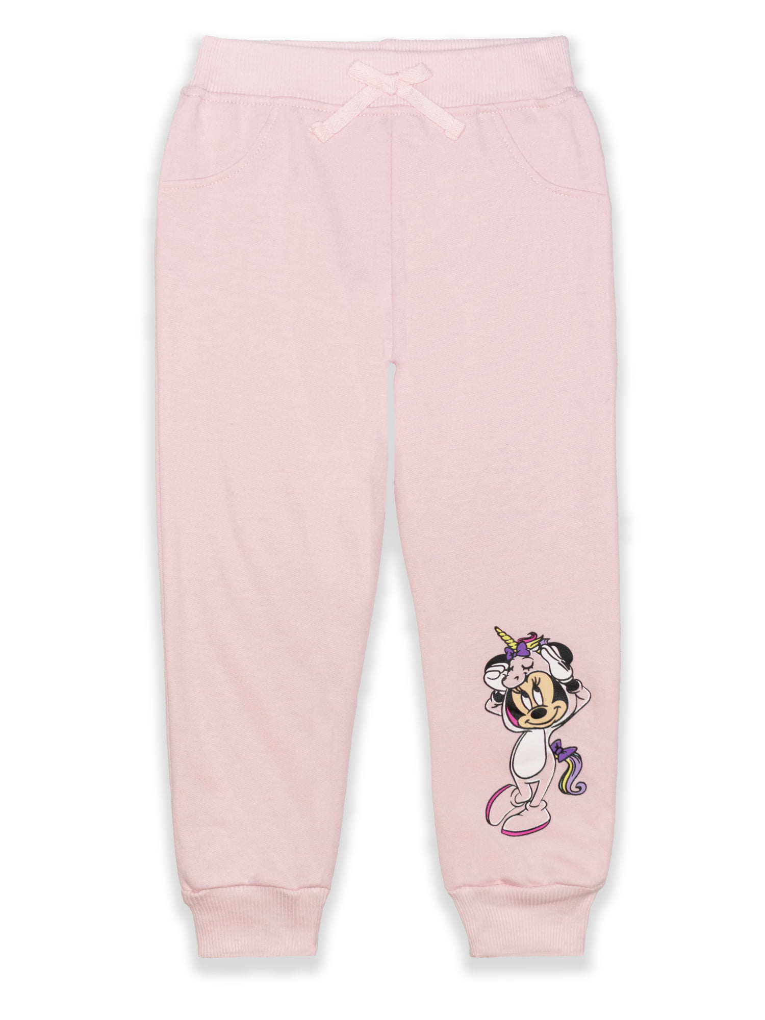 Disney Minnie Mouse Girls Jogger Sweatpants, 2-pack, Sizes 4-6X