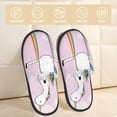 thumbnail image 2 of Goofa Aerial Yoga for Unicorn Pattern Plush Furry Slippers for Men & Women, Cozy Indoor House Shoes with EVA Sole, Warm and Comfortable for All Seasons-Medium, 2 of 8