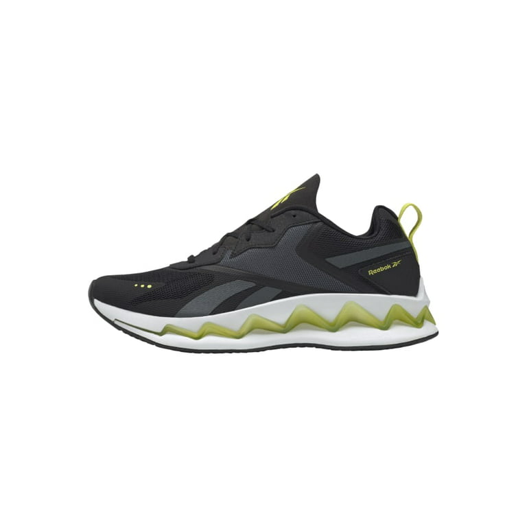 Reebok Men's Zig Elusion Energy Shoes Black/Chartreuse/Grey 12