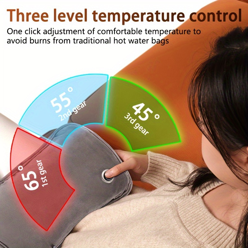 LEEYNEER VanSmaGo Graphene Rechargeable Hand Warmers - Portable Heated Gloves Bag with 10000mAh Power Bank  2 Heating Zones & 3 Temperature Settings  Fast-Charging Electric Heating Pouch