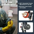 thumbnail image 2 of Pistola pulverizadora AEROPRO TOOLS R500 LVLP Air con boquillas y regulador, 2 of 7