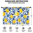 thumbnail image 2 of Blackout Kids Curtains,Blue Lemon Childrens Insulated Curtains Set Of 2,Bedroom Essentials,Toddler Room Decor 42x54in(106x137cm), 2 of 4
