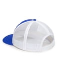 thumbnail image 6 of Outdoor Cap OC502M soft snap closure, mesh back panels-Royal/White/White, 6 of 8