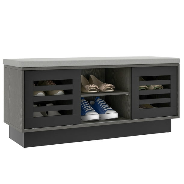 Shoe rack with cushion sale