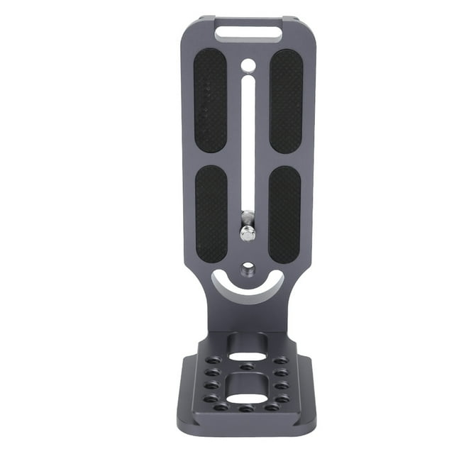 L-shape Plate Corrosion Resistant Quick Release Plate for Effectively Fix Your Camera Vertical Shooting and Horizontal Shoot Are Freely Switched gray,red