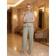thumbnail image 2 of Conjunto 2 Piezas Elegante, Chaleco con Botones y Pantalón de Pierna Amplia, Look Sofisticado para Mujer, 2 of 5