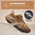 thumbnail image 4 of NORTIV 8 Men's Wide Toe Box Hiking Shoes Low Drop Waterproof Hiking Shoes for Walking Outdoor Trekking Camping Climbing Daily Fashion Sneakers, 4 of 9